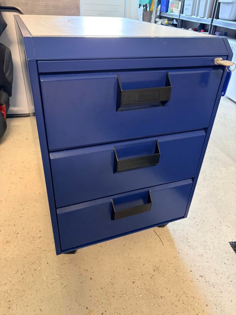 Gispen ladenblok, Huis en Inrichting, Kasten | Ladekasten, Minder dan 50 cm, Zo goed als nieuw, 3 of 4 laden, Minder dan 100 cm