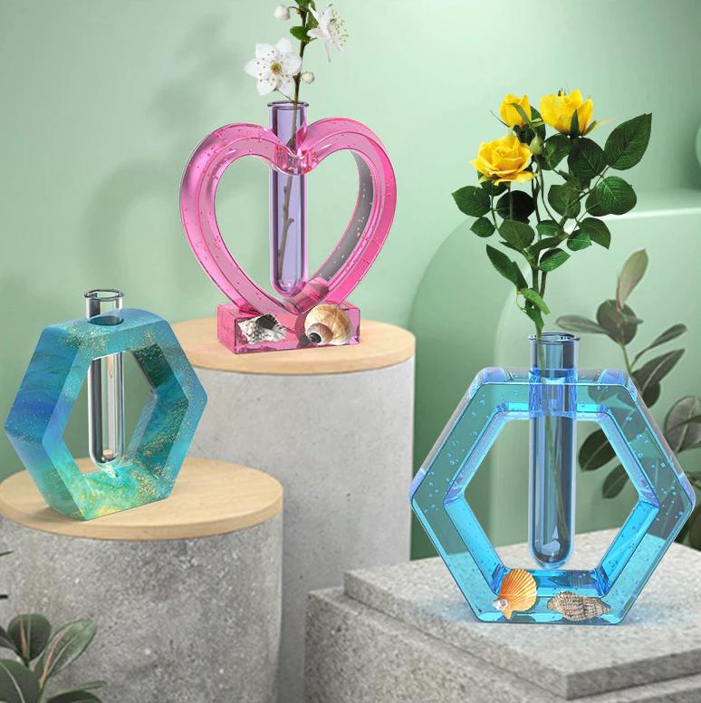 Bloemenvaas Epoxy Mal Epoxyhars Hars Gietvorm Gieten Vaas, Verzenden, Nieuw, Knutselmateriaal