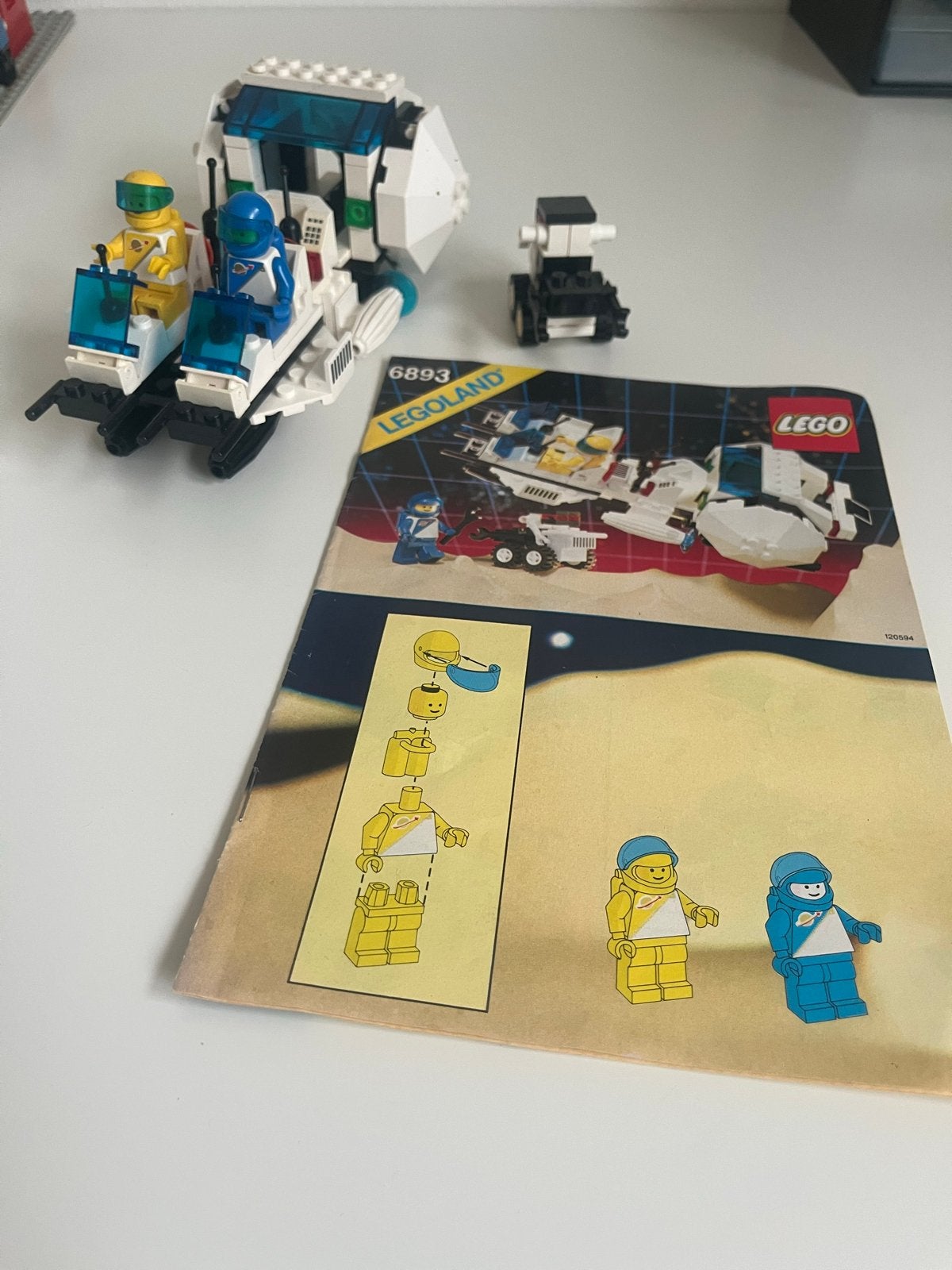 Lego Legoland 6893: Orion II Hyperspace met instructies, Gebruikt, Lego, Ophalen of Verzenden, Compleet