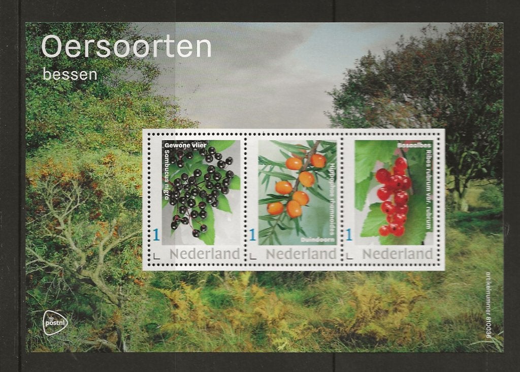 Vel persoonlijke zegels, Oersoorten Bessen, postfris, Ophalen of Verzenden, Postfris