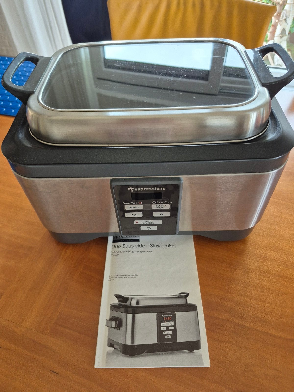 Ecpressions Duo Sous-Vide & Slow Cooker RVS, Ophalen of Verzenden, Zo goed als nieuw