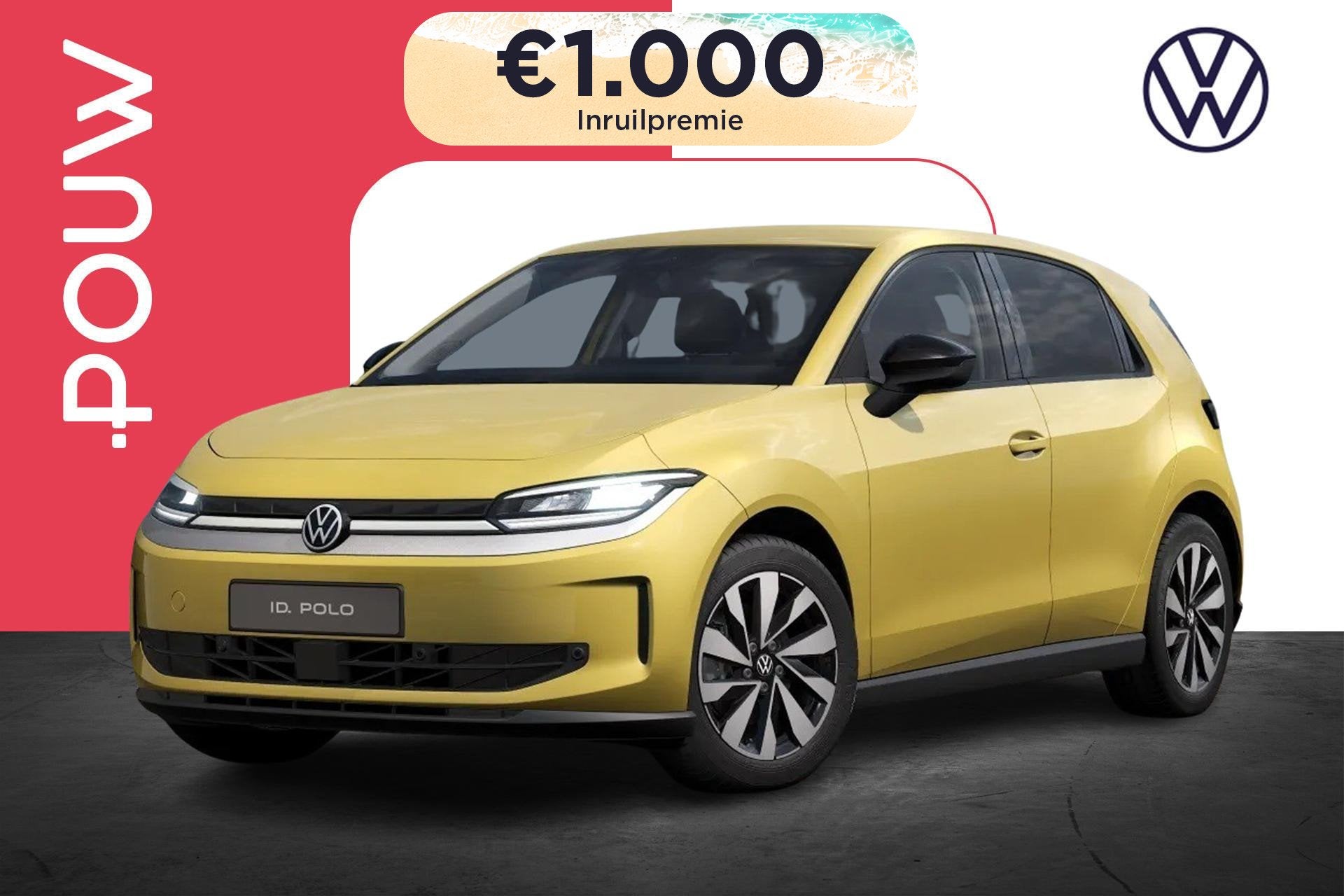 Volkswagen ID. Polo 211pk Life First Edition 52 kWh | 17" Ve, Auto's, 12 maanden, Stof, 453 km, Zwart