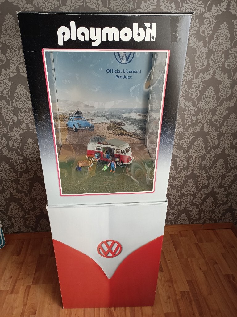 Winkel Display Volkswagen Transporter T1 (Uniek!!) Playmobil, Antiek en Kunst, Ophalen