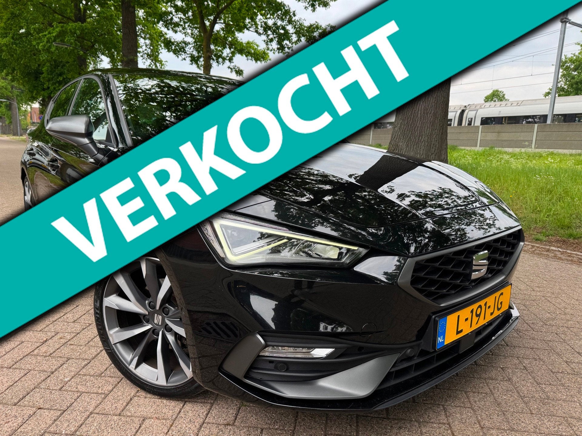 Seat Leon 1.0 eTSI FR-Edition 2021 DSG Led, Auto's, Gebruikt, Euro 6, Leon, Origineel Nederlands
