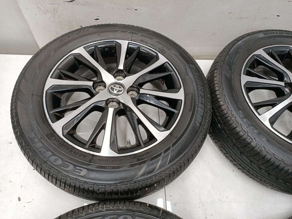 Tyota Yaoris lichtmetaal velgen 15"inch 4x100 TPMS sensoren, Ophalen, Gebruikt, 15 inch, Banden en Velgen