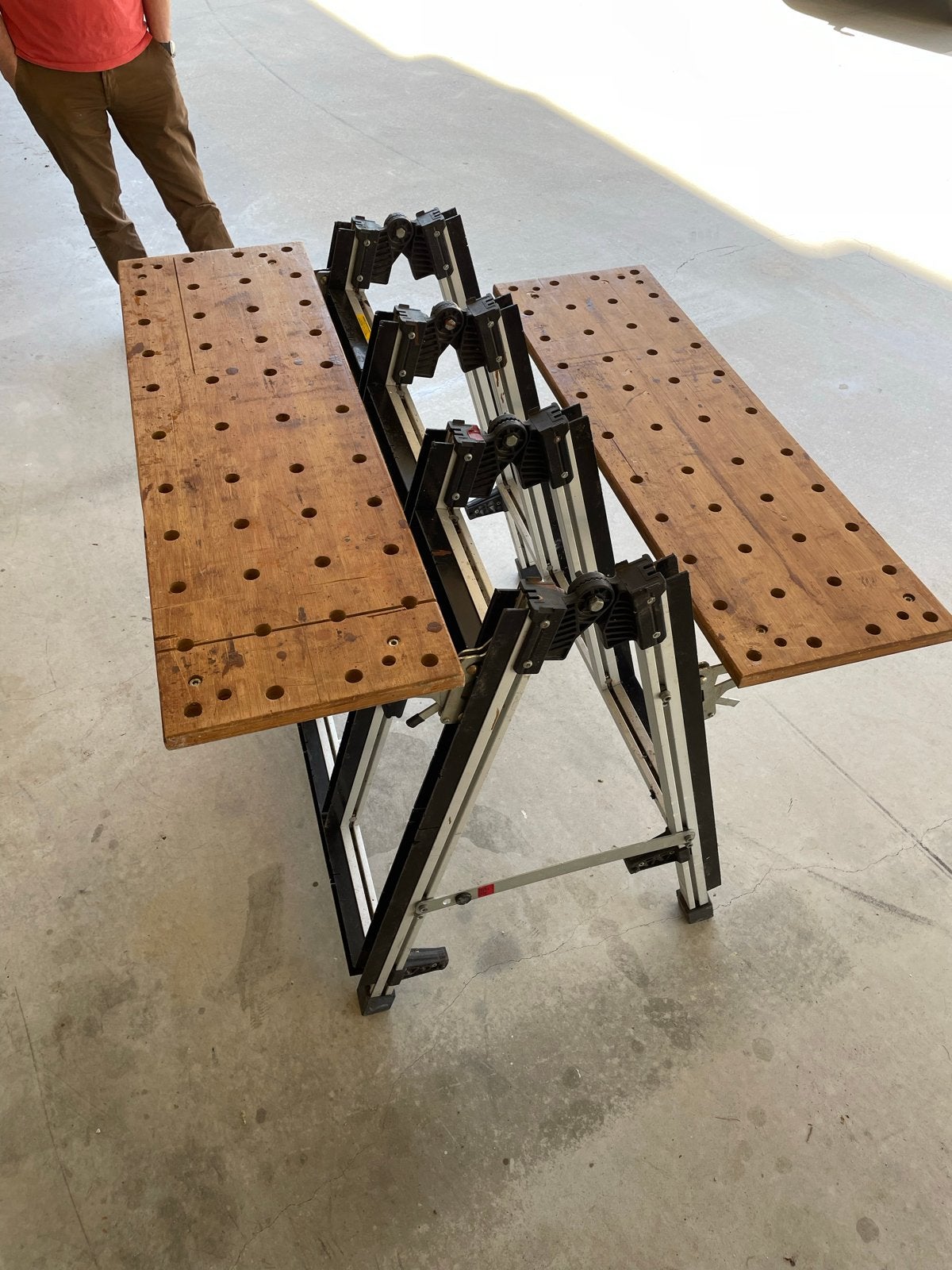 Walko-4 Professional Werkbank - Inklapbaar & Draagbaar, Ophalen of Verzenden, Gebruikt, 120 tot 170 cm, Inklapbaar