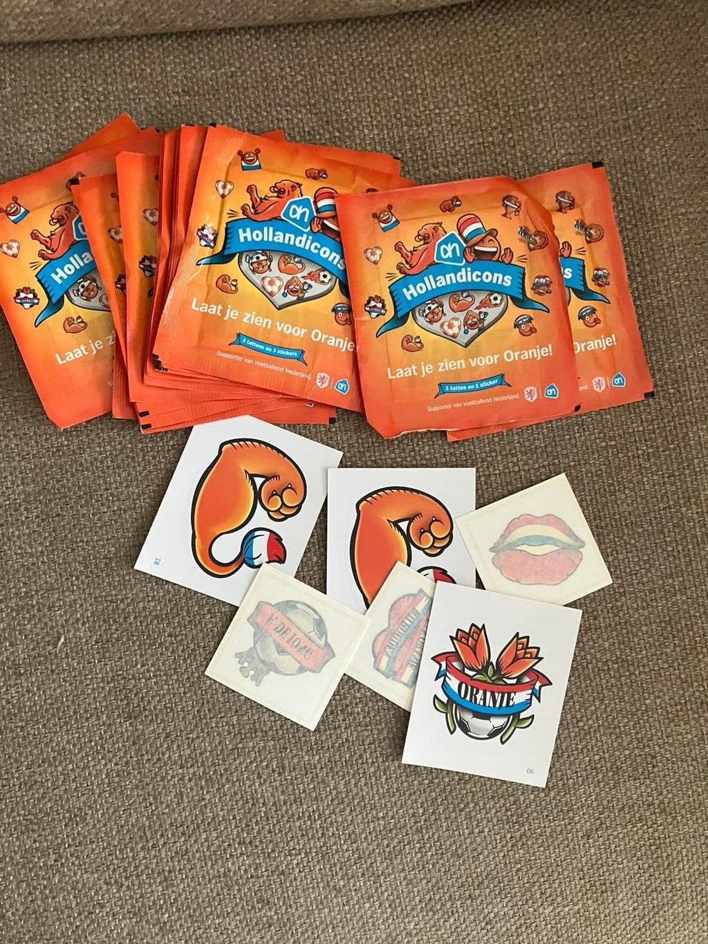 Holland icons-plak tattoos en stickers, Ophalen of Verzenden, Nieuw, Stickers en Plaatjes