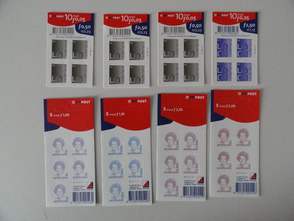 K419 velletjes Crouwel en Beatrix inversie, Postzegels en Munten, Postzegels | Nederland, Ophalen of Verzenden