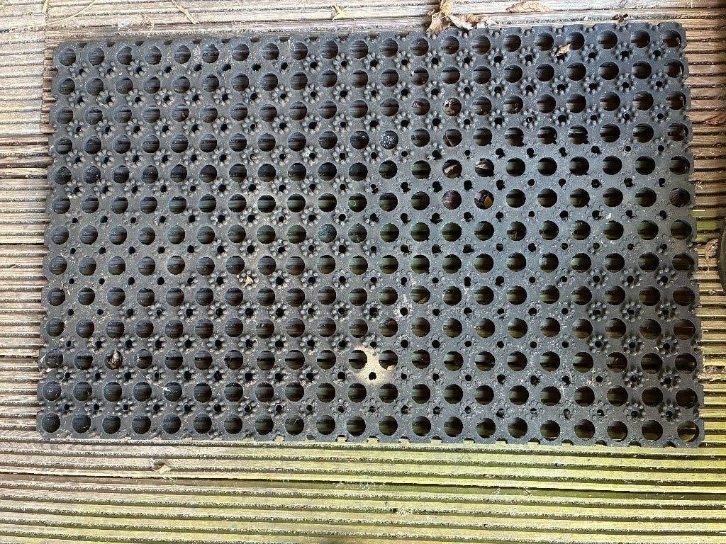 deurmat ringmat buitenmat rubber, Ophalen, Gebruikt, Rubber, Buiten