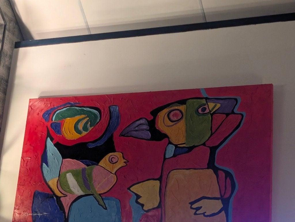 L.Paramount schilderij, Ophalen, Oorspronkelijke maker, 125 cm of meer, Zo goed als nieuw