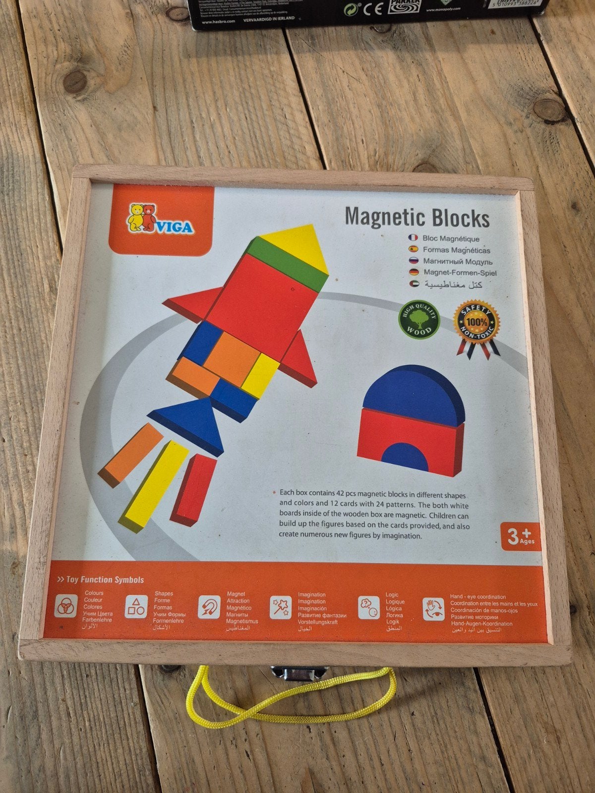 VIGA Magnetische Blokken - Educatief Speelgoed, Ophalen of Verzenden, Gebruikt, Overige merken