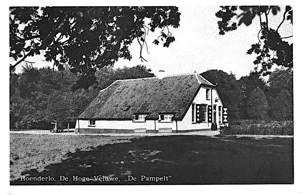 970069	Otterlo	Gld 1955 Hoenderloo	Hoge Veluwe	De Pampelt, Ophalen of Verzenden, 1940 tot 1960, Gelopen, Gelderland