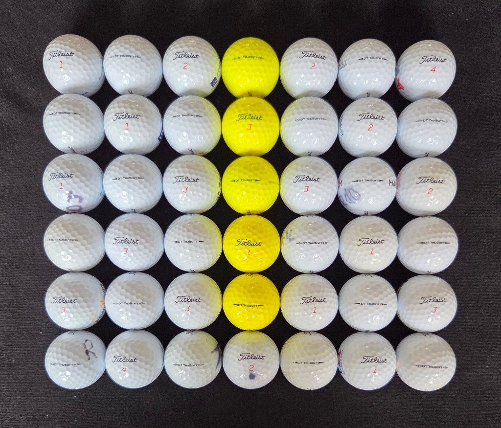 42 stuks hele mooie Titleist TruSoft golfballen, Ophalen of Verzenden, Zo goed als nieuw, Bal(len)