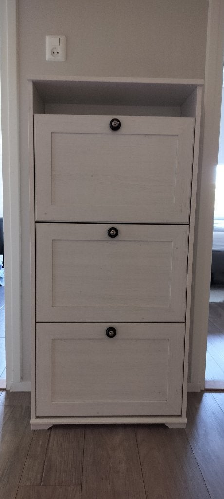 Mooie IKEA schoenenkast wit (z.g.a.n), Ophalen, Zo goed als nieuw