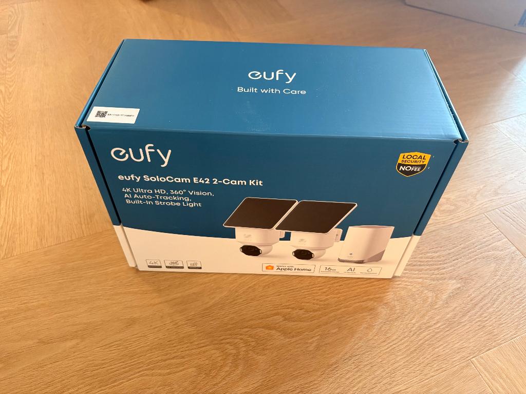 Eufy solocam e42 2 camera's KIT 4K 360 graden zicht, Ophalen of Verzenden, Nieuw, Buitencamera