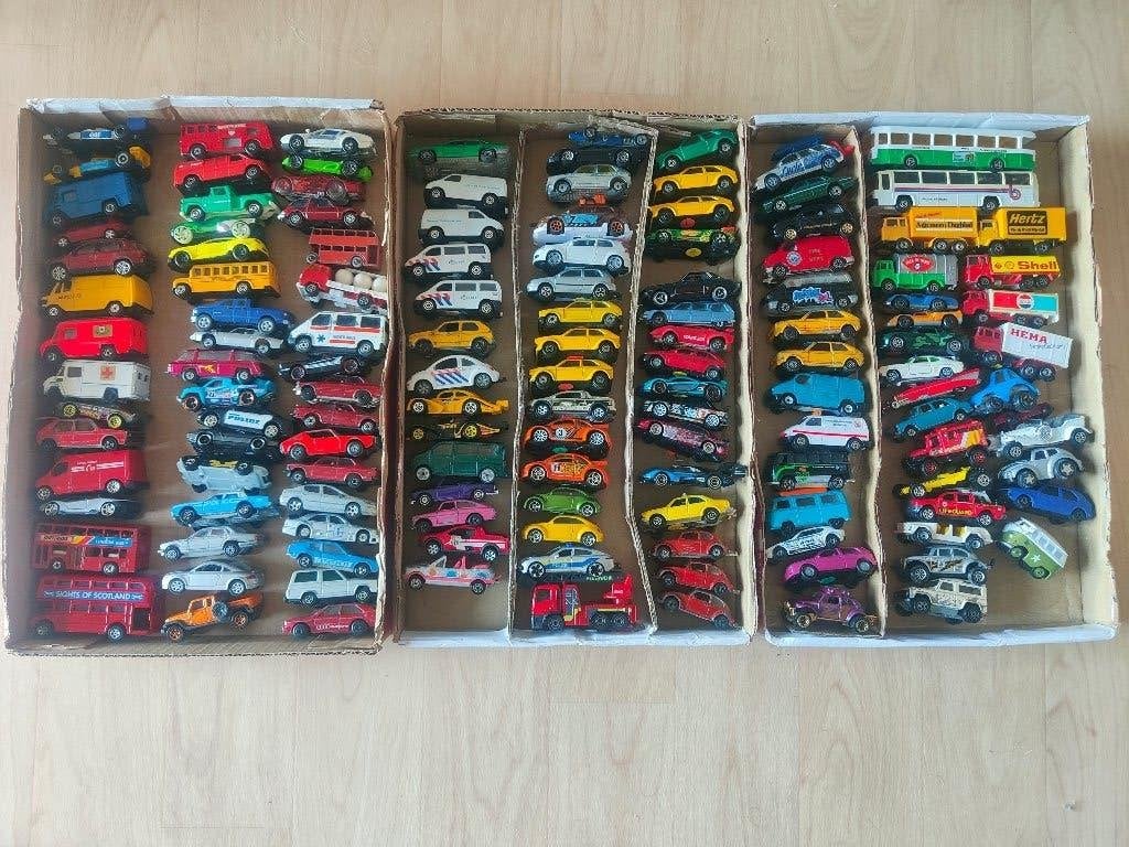 134 3inch modellen Matchbox Hot Wheels Siku Majorette, Ophalen of Verzenden, Zo goed als nieuw, Auto