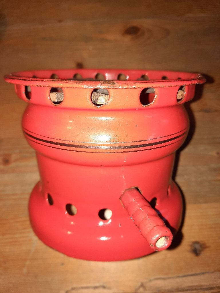 Rood emaille gaspitbrander, Ophalen of Verzenden