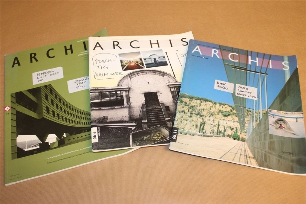 Archis — Architectuur Tijdschrift Set 3 Nrs Groot Formaat, Boeken, Ophalen of Verzenden, Gelezen, Architecten