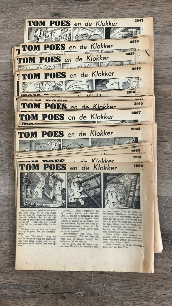 Tom poes krantenverhaal 1953 NRC, Eén stripboek, Ophalen of Verzenden, Gelezen