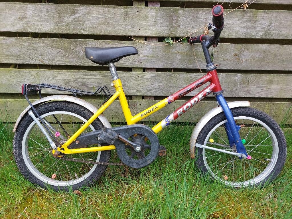 Kinderfiets 16 inch, Fietsen en Brommers, Fietsen | Jongens, Ophalen, Gebruikt, Terugtraprem, 16 inch