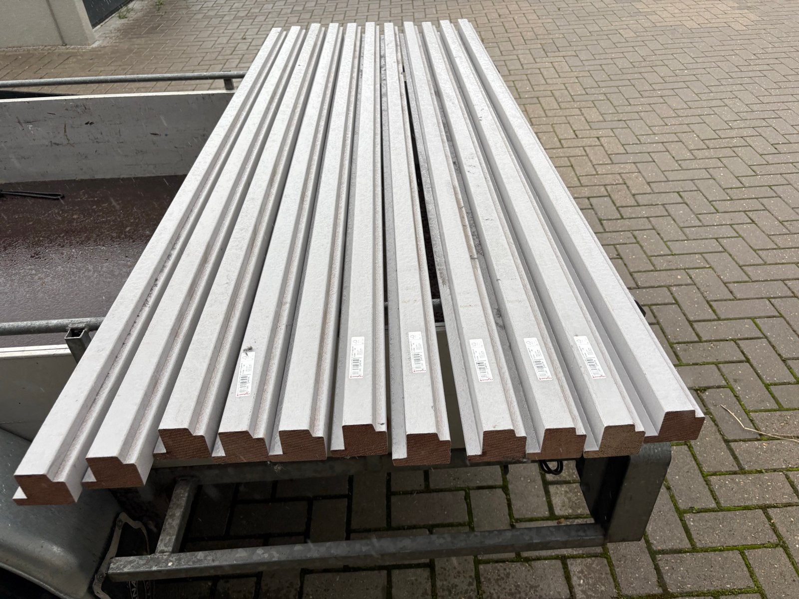Raamhout 54 x 67 mm (gegrond), Doe-het-zelf en Verbouw, Hout en Planken, Ophalen, Overige typen, Nieuw, 50 mm of meer