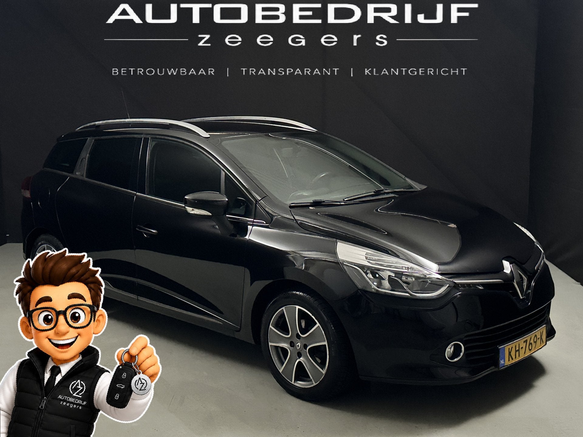 Renault Clio Estate 0.9 TCe Night&Day *Navi*AC* (bj 2016), Voorwielaandrijving, 898 cc, Gebruikt, Euro 6