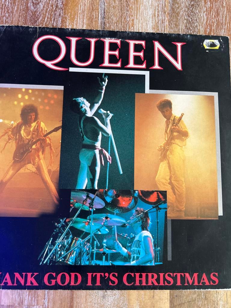 Queen - Thank God It's Christmas (Extended Version) Maxi-Sin, Gebruikt, Originele persing, Maxi-single, 1980 - 1989
