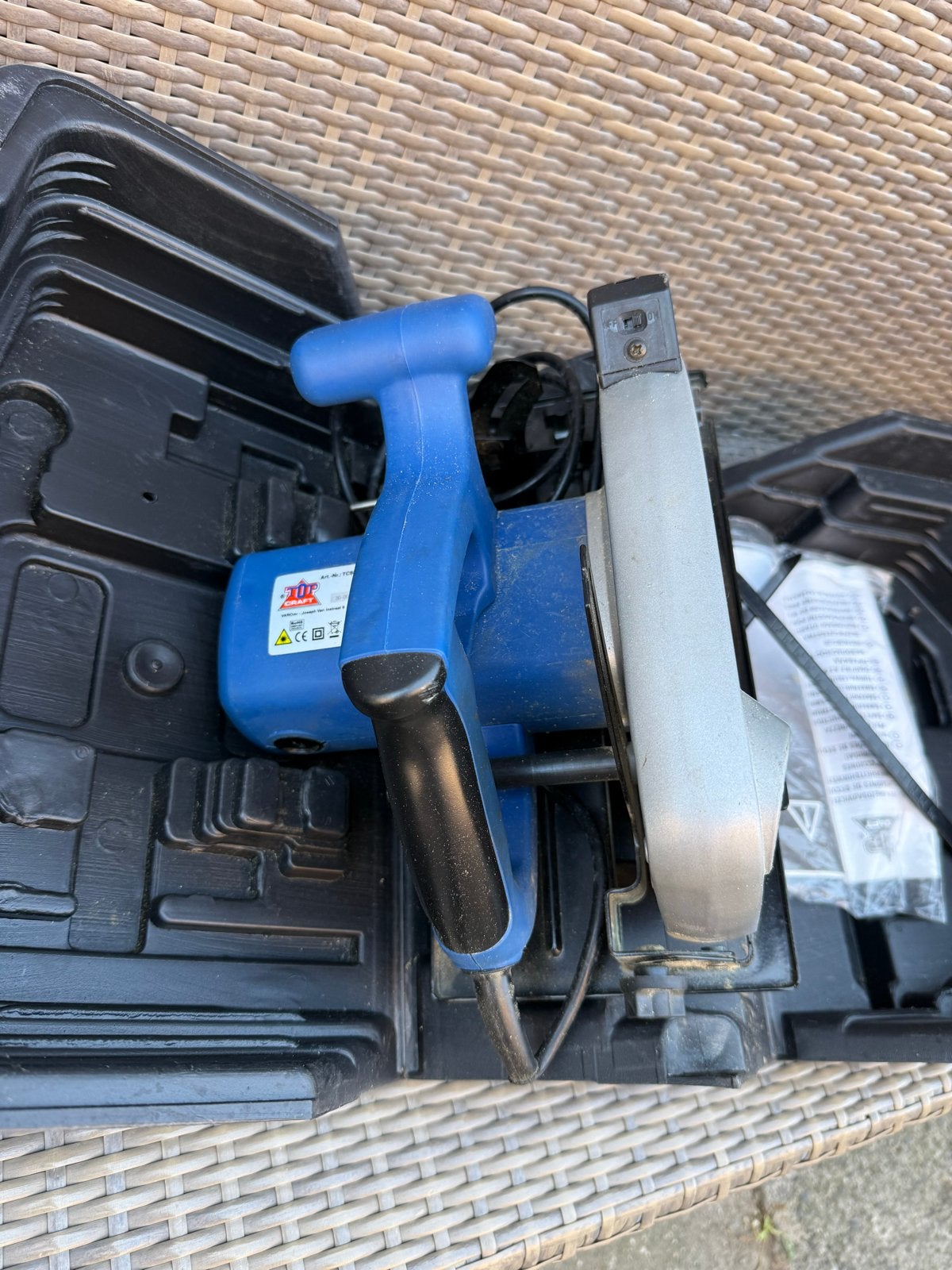 T.I.P. Craft Cirkelzaag 1300W met koffer