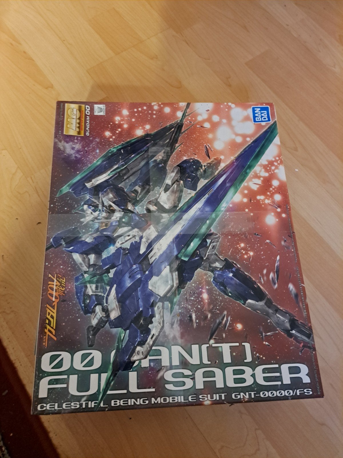 Gundam 00 Qan[T] Full Saber modelkit - reeds in elkaar gezet, Ophalen of Verzenden