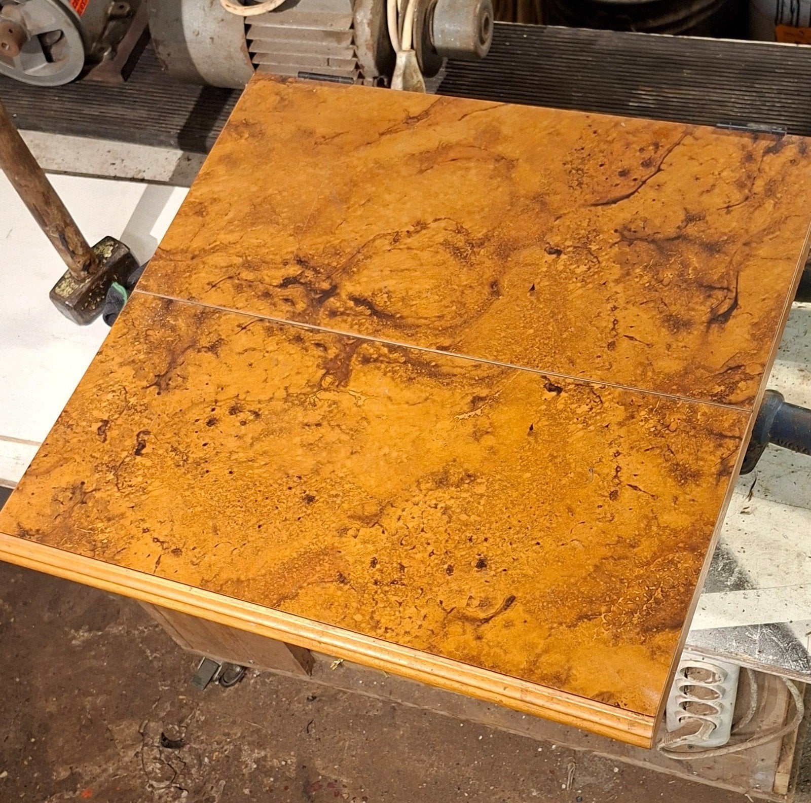Afdekplaat gasstel Tabbert 48 x 49 cm, Ophalen of Verzenden, Gebruikt