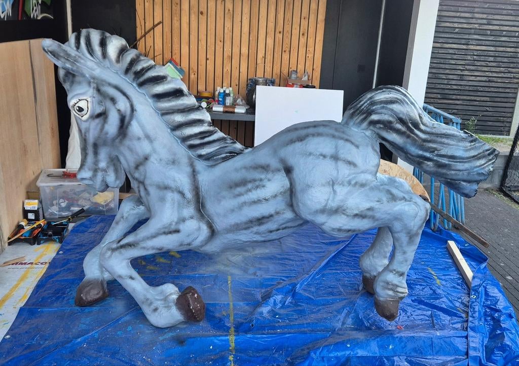 Groot paard voor evenementen of tuin, Ophalen of Verzenden, Gebruikt