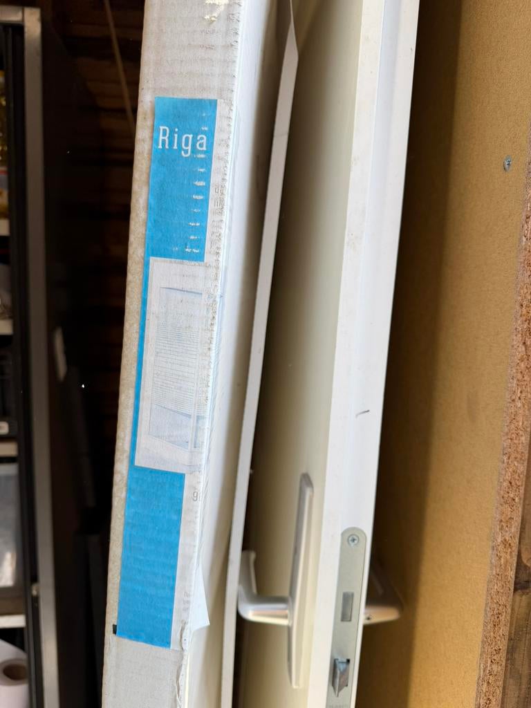 Riga douchecabine met draaideur 90x90, Ophalen, Nieuw, Glas, Douche