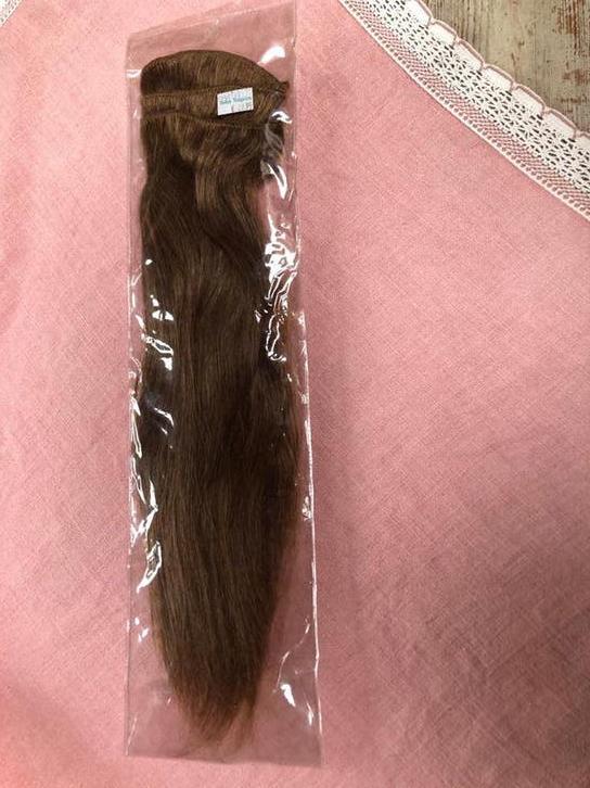 100% human hair-NIEUW, Ophalen of Verzenden, Zo goed als nieuw, Pruik of Haarverlenging