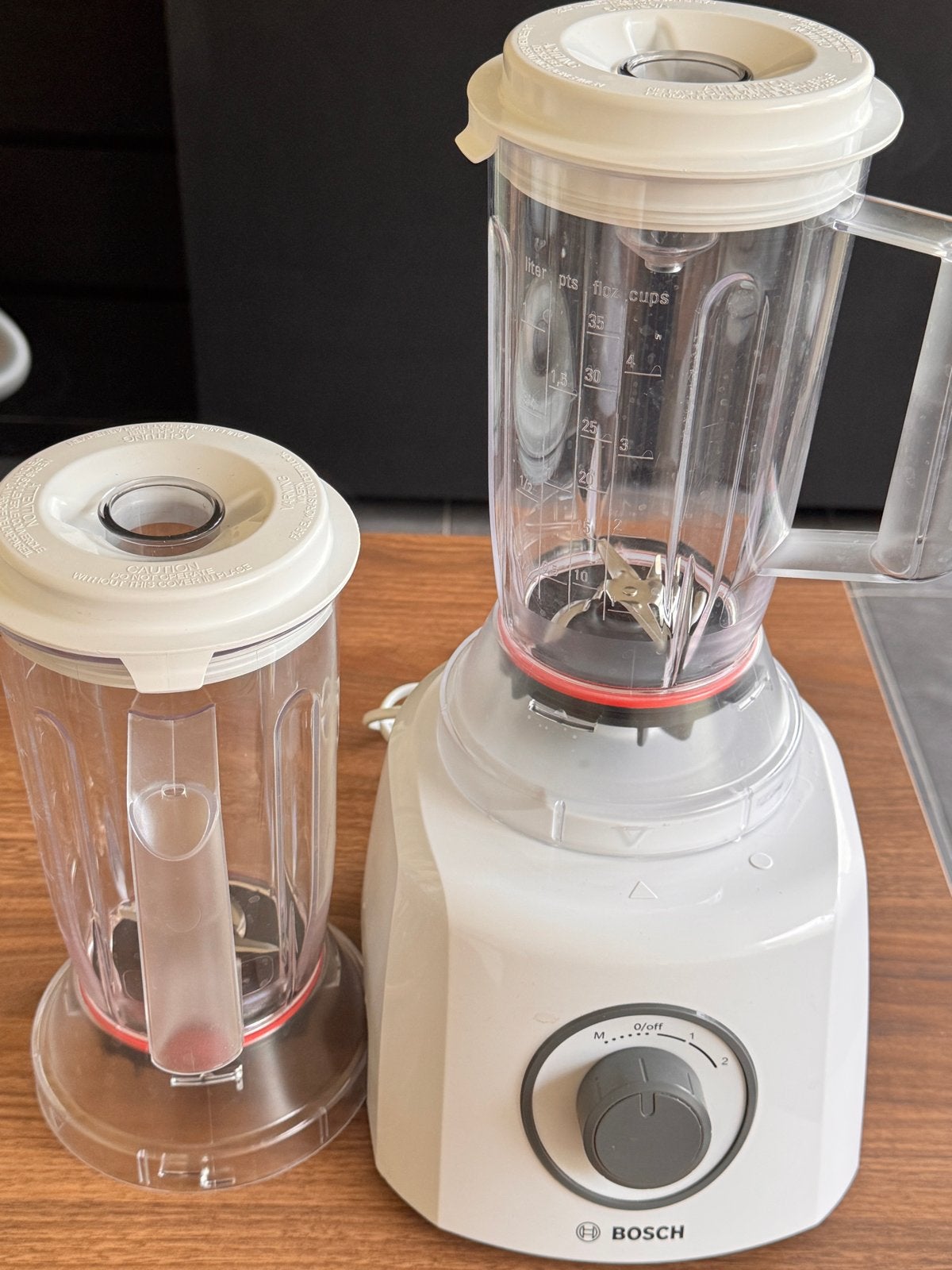 Bosch Multi talent 3 met extra Kan, Gebruikt, 1 tot 2 liter, 2 snelheden, Ophalen of Verzenden