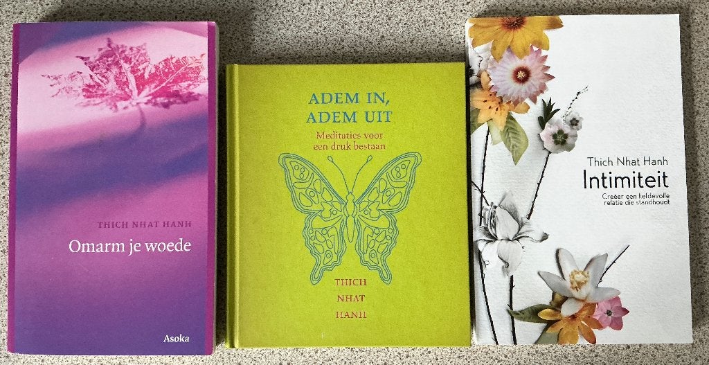 Omarm je woede/Intimiteit/ Adem in,adem uit- Thich Nhat Hanh, Boeken, Achtergrond en Informatie, Spiritualiteit algemeen, Thich Nhat Hanh