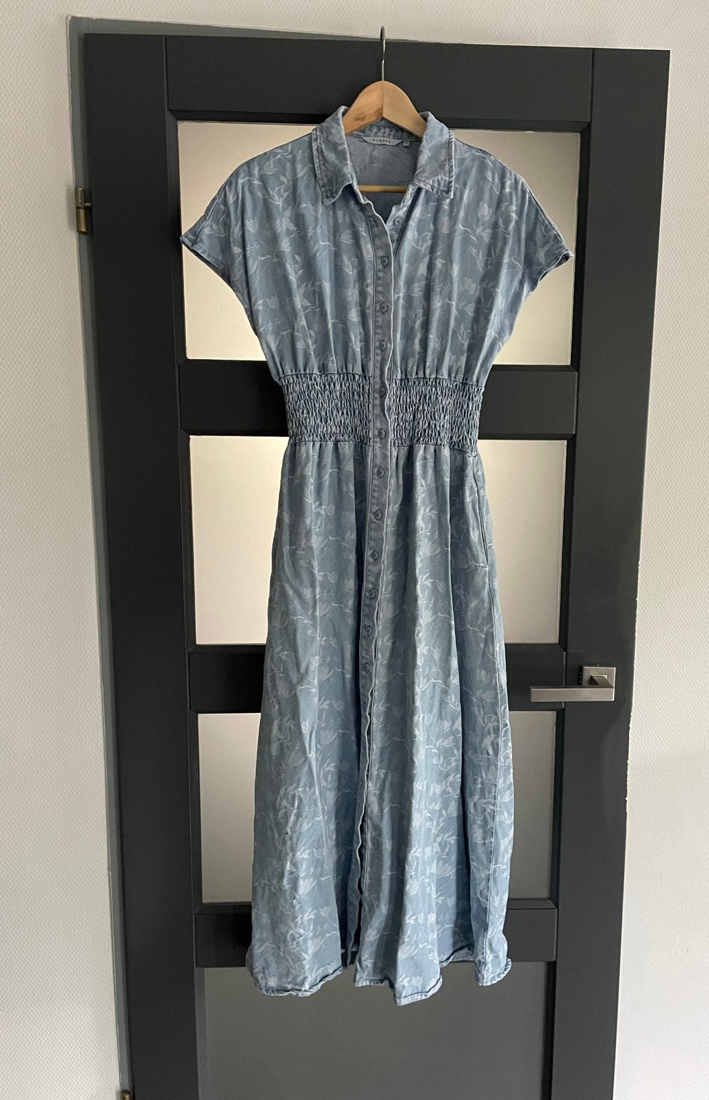 Florez ESTELLE DRESS | PLAITED BLUE, Maat 38/40 (M), Blauw, Ophalen of Verzenden, Zo goed als nieuw