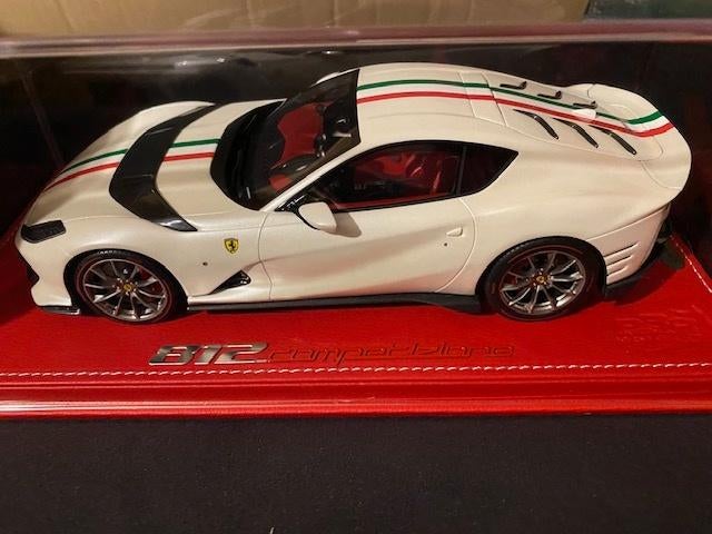 Ferrari 812 Competizione Fuji white BBR 1:18 nieuw, Hobby en Vrije tijd, Modelauto's | 1:18, Ophalen of Verzenden, Nieuw, Auto