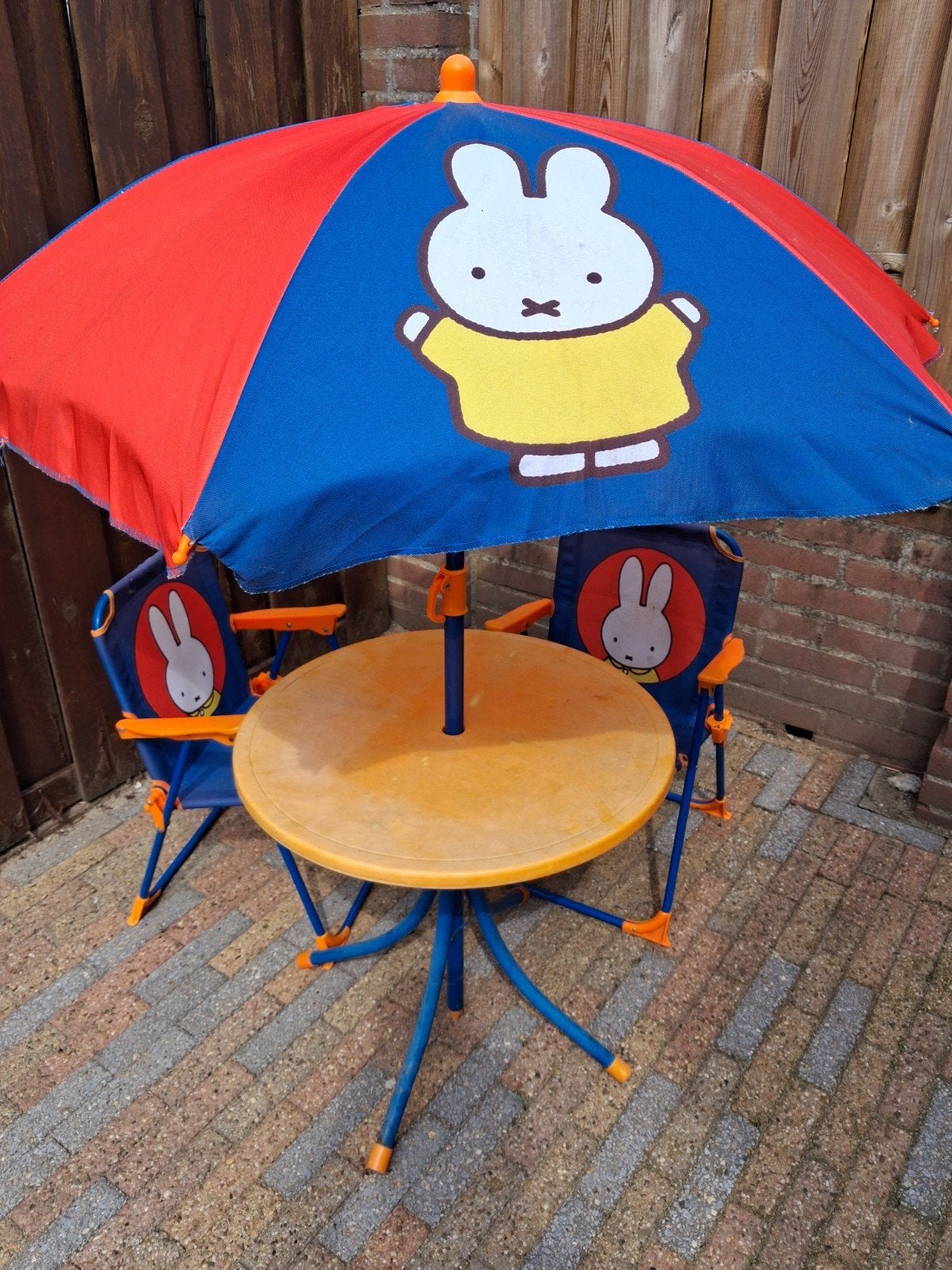Kindertuinset Nijntje, Ophalen, Gebruikt, Minder dan 1 meter, Zweefparasol