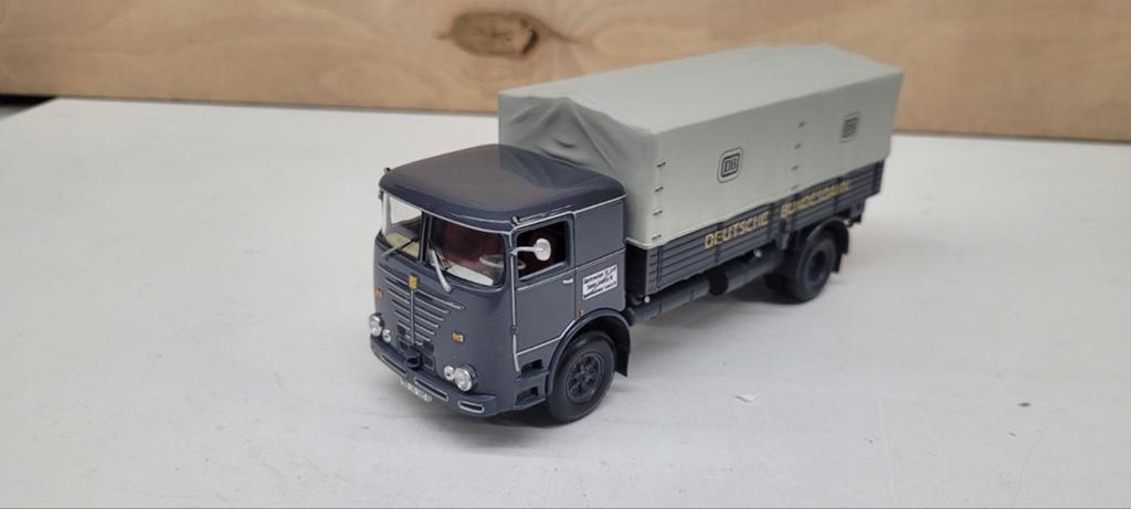 Minichamps BÜSSING LU 11/16 Deutsche Bundesbahn, Hobby en Vrije tijd, Modelauto's | 1:43, Ophalen of Verzenden, Zo goed als nieuw