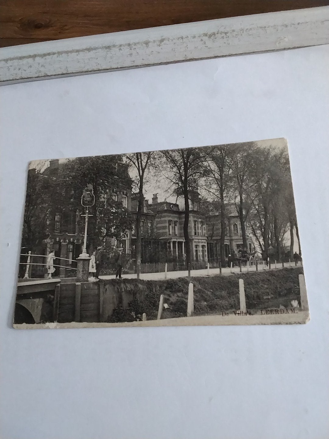 Oude Ansichtkaart Leerdam - De Villa's, Gelopen, Ophalen of Verzenden, Voor 1920, Gelopen, Zuid-Holland