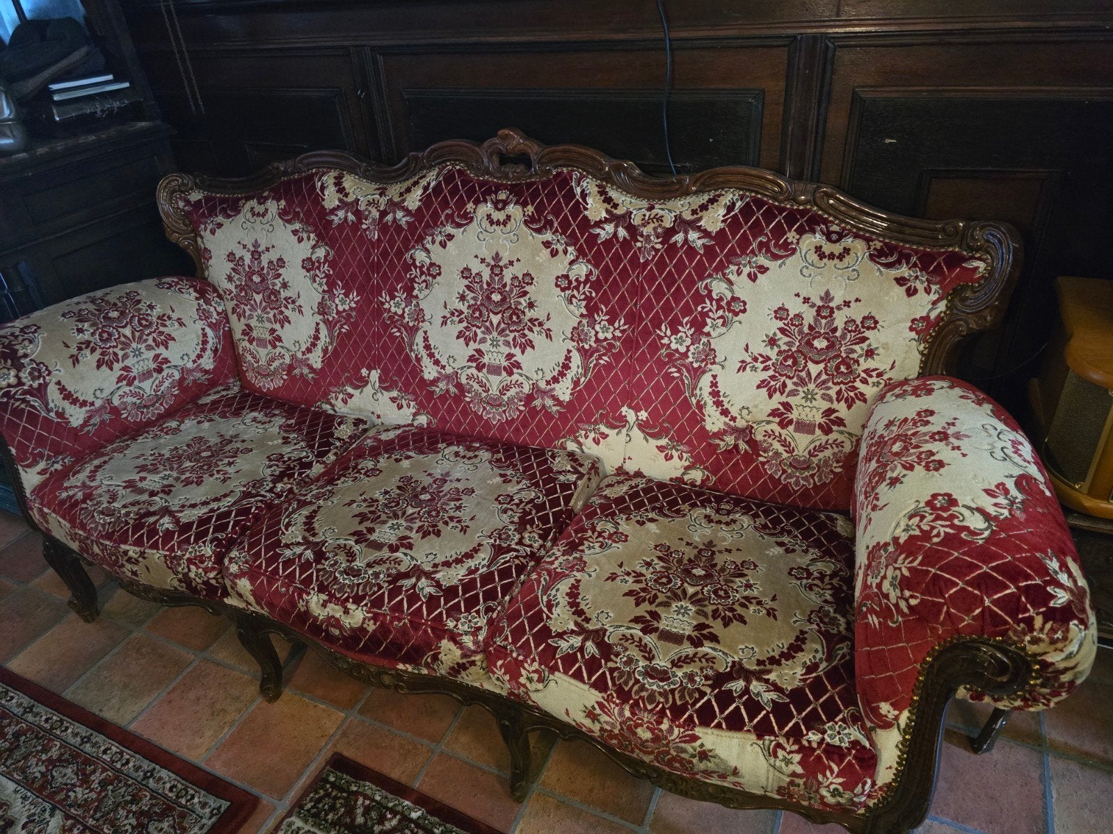 Barok bank 190cm breed, Antiek en Kunst, Antiek | Meubels | Stoelen en Banken, Ophalen