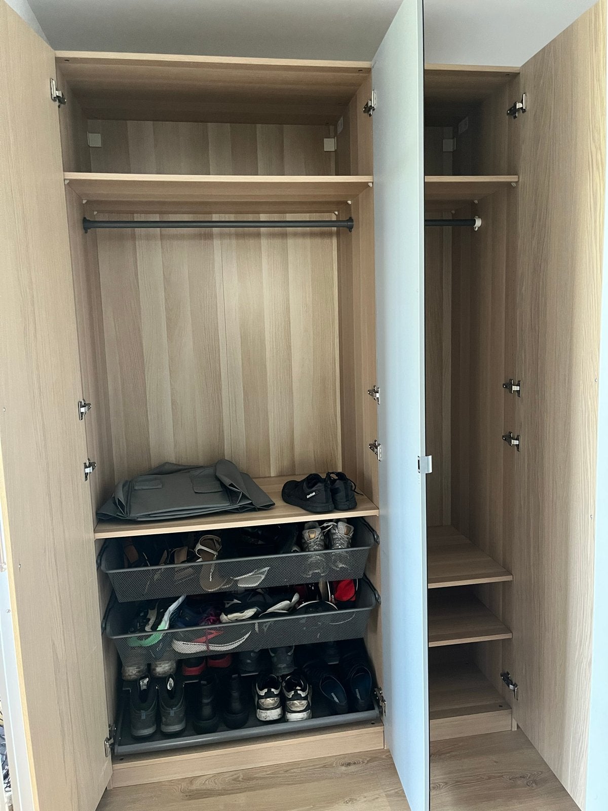 ikea pax Kledingkast met spiegeldeur - 150x236x60 cm, Huis en Inrichting, Ophalen, Gebruikt, 100 tot 150 cm, 200 cm of meer