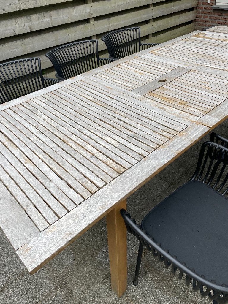 GRATIS TUINTAFEL, Ophalen, Gebruikt, Rechthoekig, Hout