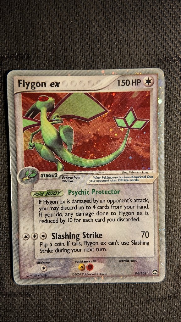 Flygon ex 94 Power Keepers | Pokemon kaart, Ophalen, Zo goed als nieuw, Losse kaart, Foil