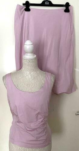 Scarva rok met bijp. Top maat 42[DM], Kleding | Dames, Maat 42/44 (L), Ophalen of Verzenden, Zo goed als nieuw, Roze