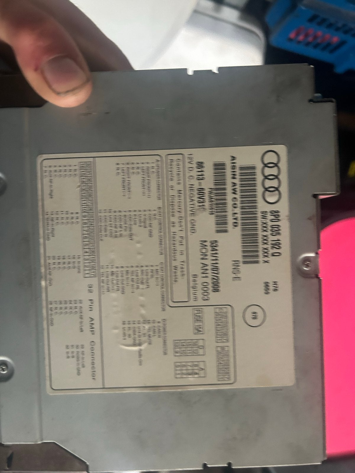 Audi Navigation Plus Radio - Origineel Audi Onderdeel, Ophalen of Verzenden, Gebruikt