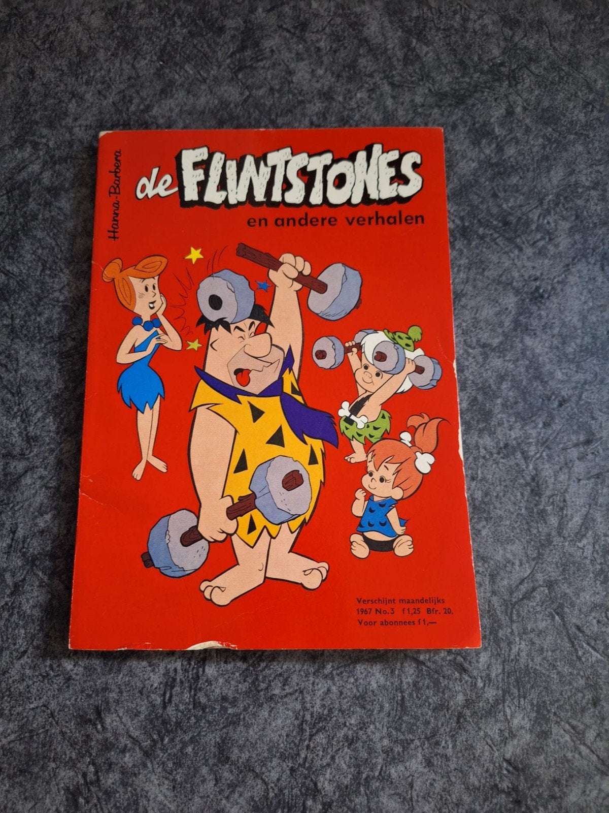 Te koop stripboek vd Flintstones uit 1967, Boeken, Stripboeken, Eén stripboek, Ophalen, Gelezen