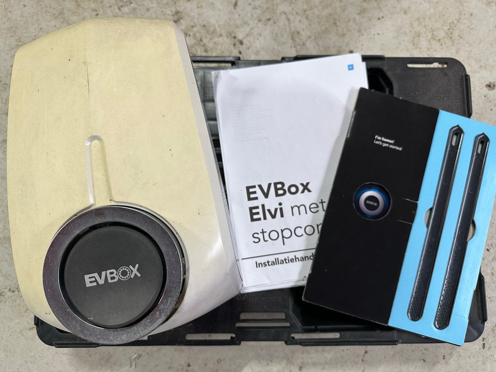 EVBox Elvi Laadpaal wifi 1en 3 fase, Auto diversen, Ophalen of Verzenden, Gebruikt, Laadpaal
