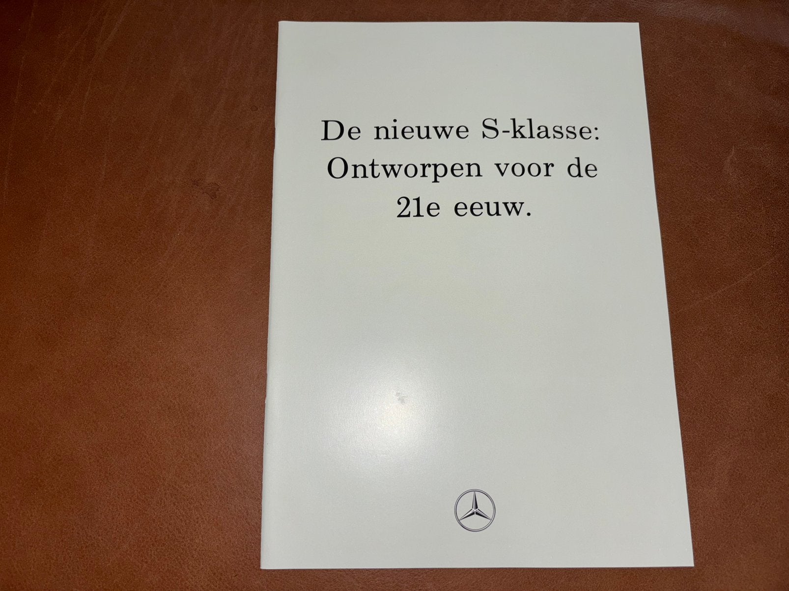 Folder Mercedes-Benz S-klasse W140 1991, Ophalen of Verzenden, Zo goed als nieuw, Mercedes