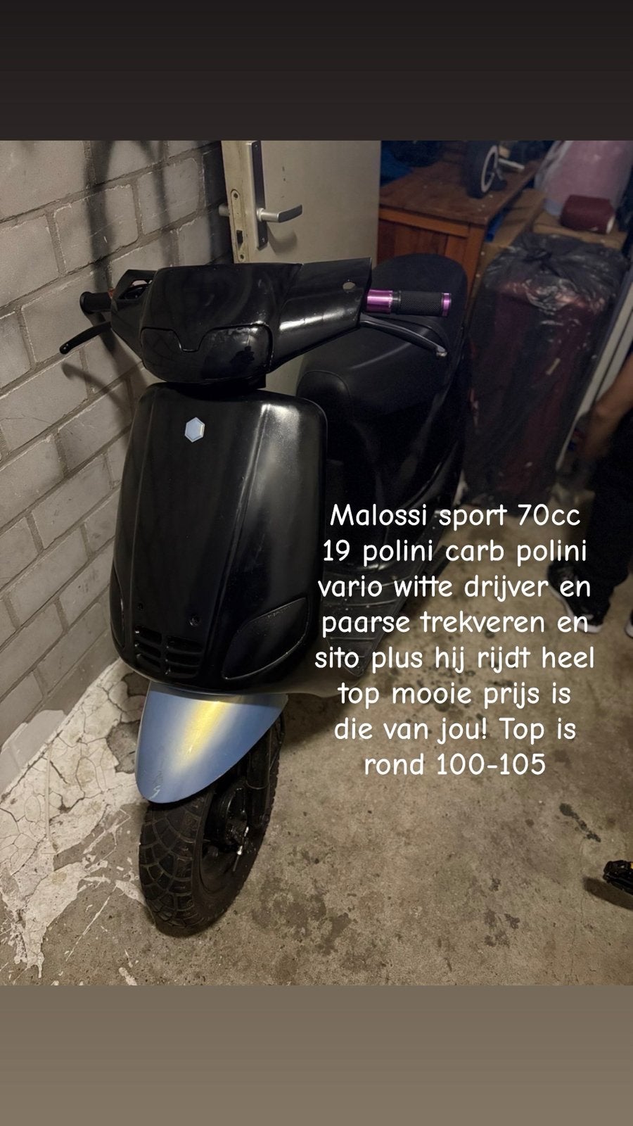 Type 3 70cc, Fietsen en Brommers, Ophalen of Verzenden, Zo goed als nieuw, Tweetakt, Zip